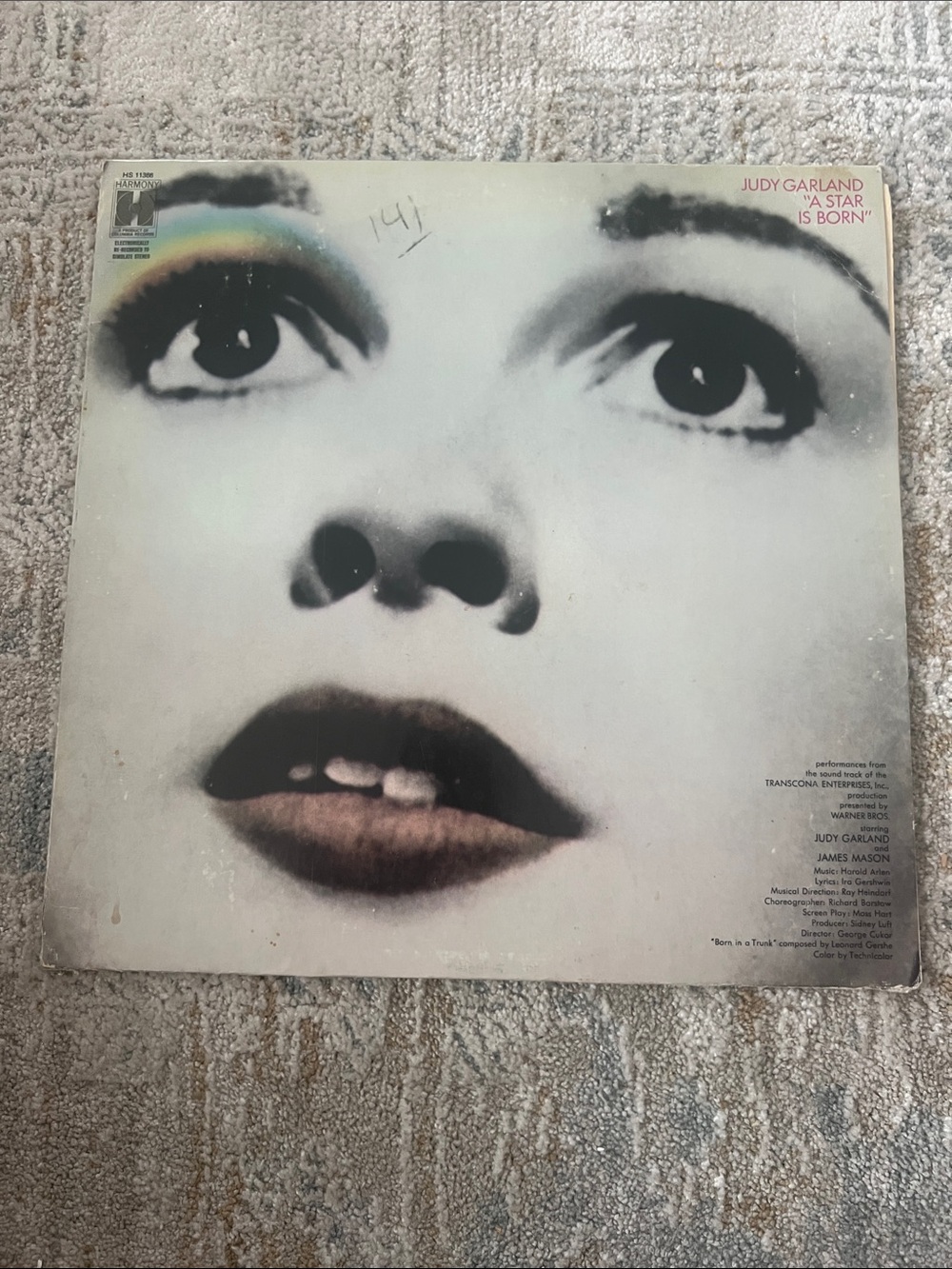Judy Garland-A Star Is Born Jazz Film Soundtrack 1969 HS-11366 Vinyl 12''